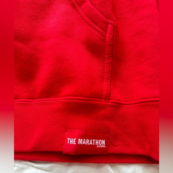 NWT! The Marathon Co Hoodie- Red- Women’s M/Mens S - Picture 2 of 4